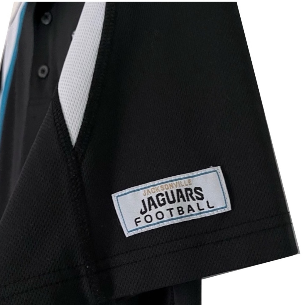 Jacksonville Jaguars Men’s Polo Shirt - NFL Team Apparel - Black - Size M - Picture 4 of 6
